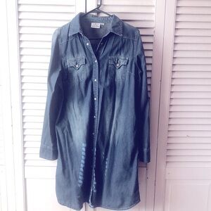 COPY - Cowgirl Justice Denim Dress